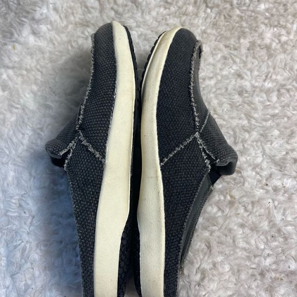 Lazy Steps Gray Slip-on Loafer Casual Slide Slipper Natural Latex Footbed SZ11 - Picture 7 of 10